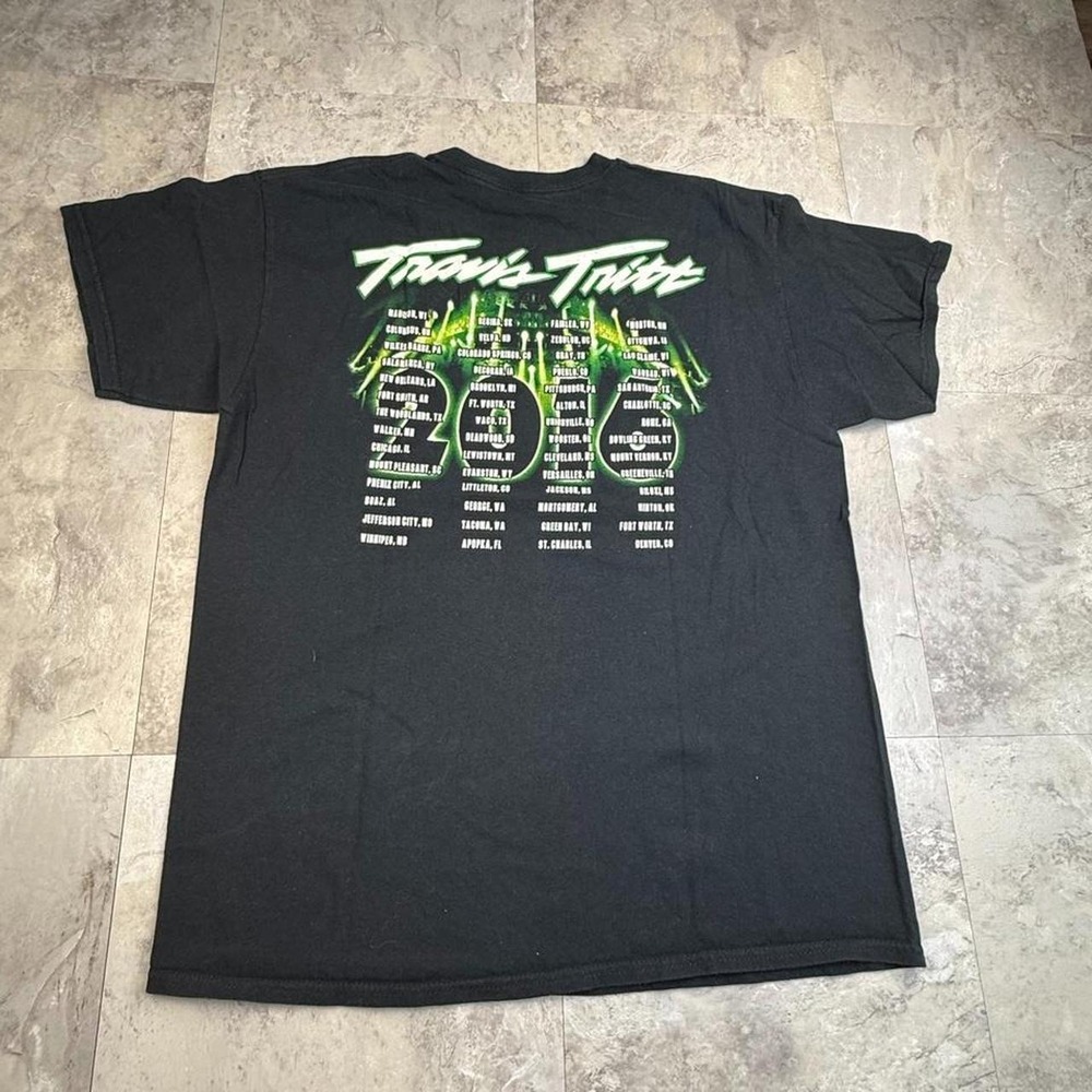 Zak Wylde black graphic band tour T shirt large - Picture 4 of 8